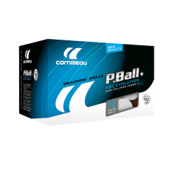 Cornilleau P-Ball ABS Evo 1* из каталога мячей для настольного тенниса в Челябинске по цене 3910 ₽