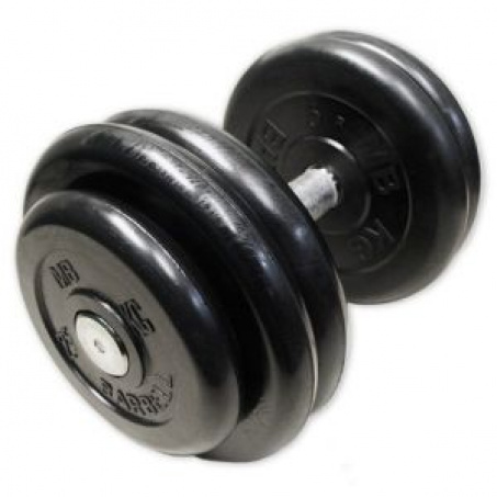 Обрезиненная гантель MB Barbell Tight Set 21 кг