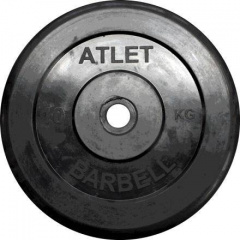 MB Barbell Atlet - 31 мм - 10 кг из каталога дисков для штанги с посадочным диаметром 30 мм.  в Челябинске по цене 3185 ₽