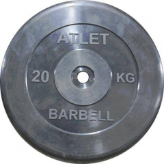 MB Barbell Atlet - 31 мм - 20 кг из каталога дисков для штанги с посадочным диаметром 30 мм.  в Челябинске по цене 5870 ₽