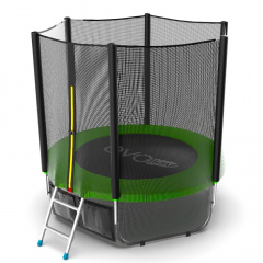 Evo Jump External 6ft (Green) + Lower net из каталога батутов с защитной сеткой в Челябинске по цене 17340 ₽