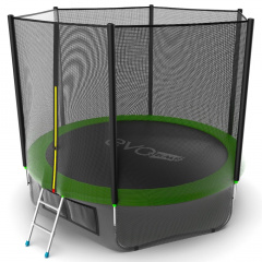 Evo Jump External 10ft (Green) + Lower net из каталога батутов с защитной сеткой в Челябинске по цене 32290 ₽