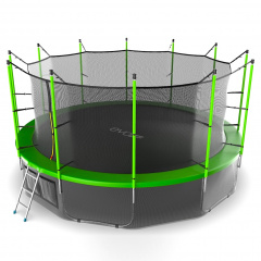 Батут с защитной сеткой Evo Jump Internal 16ft (Green) + Lower net в Челябинске по цене 56390 ₽