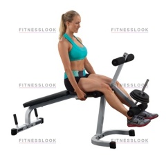 Body Solid Powerline PLCE65 - сгибание/разгибание ног из каталога тренажеров на свободных весах в Челябинске по цене 48990 ₽