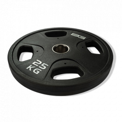 Bronze Gym обрезиненный черный 25 кг  BG-PA-PL-P250 из каталога дисков для штанги с посадочным диаметром 50 мм. в Челябинске по цене 8840 ₽
