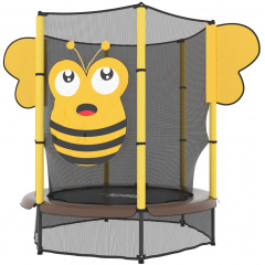 Unix line 4.6 ft Bee (140 cm) из каталога батутов с защитной сеткой в Челябинске по цене 10890 ₽