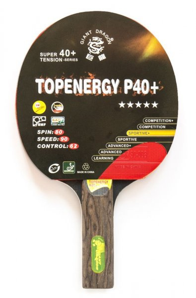 Giant Dragon Topenergy 5 Star New (прямая) из каталога ракеток для настольного тенниса в Челябинске по цене 910 ₽