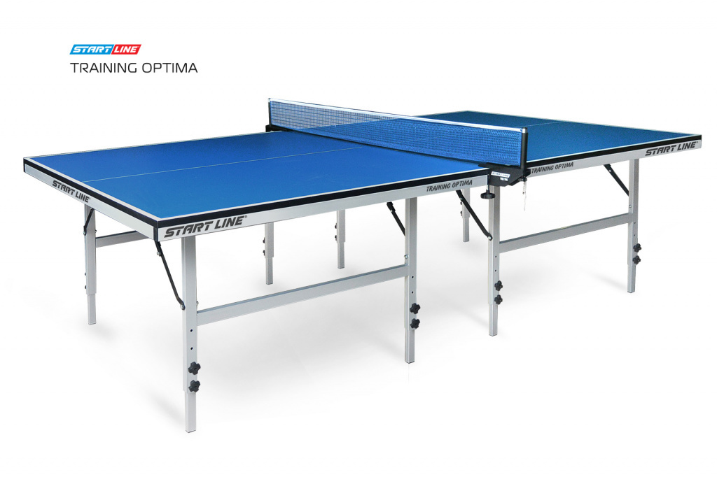 Start Line Training Optima blue с системой регулировки высоты из каталога теннисных столов в Челябинске по цене 35590 ₽