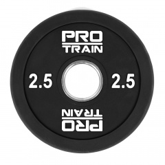 Protrain 2.5 кг. PPU-2,5 полиуретан из каталога дисков для штанги с посадочным диаметром 50 мм. в Челябинске по цене 1761 ₽