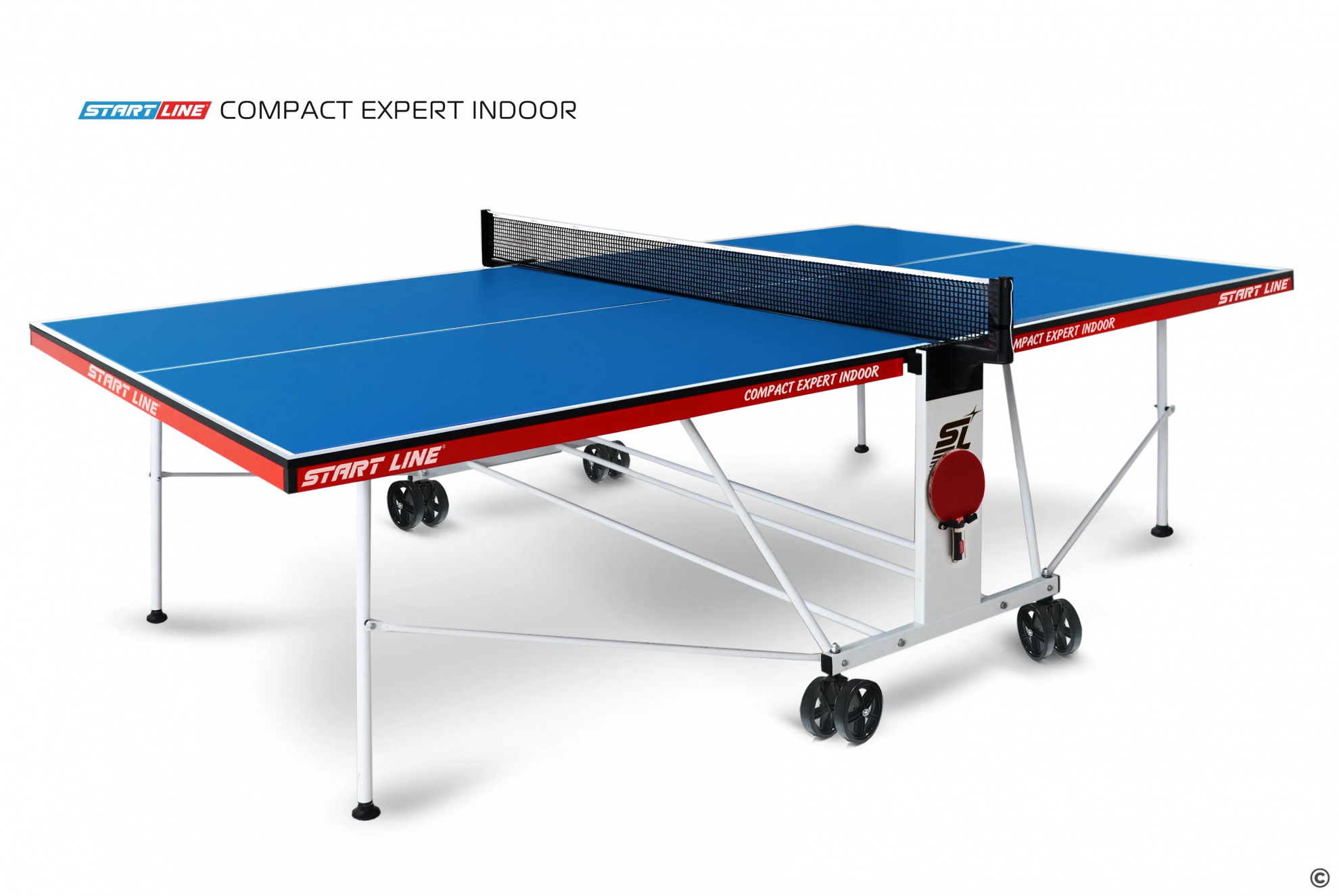 Compact Expert Indoor синий в Челябинске по цене 30590 ₽ в категории теннисные столы Start Line