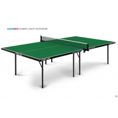 Start Line Sunny Light Outdoor Зелёный из каталога всепогодных теннисных столов в Челябинске по цене 26590 ₽