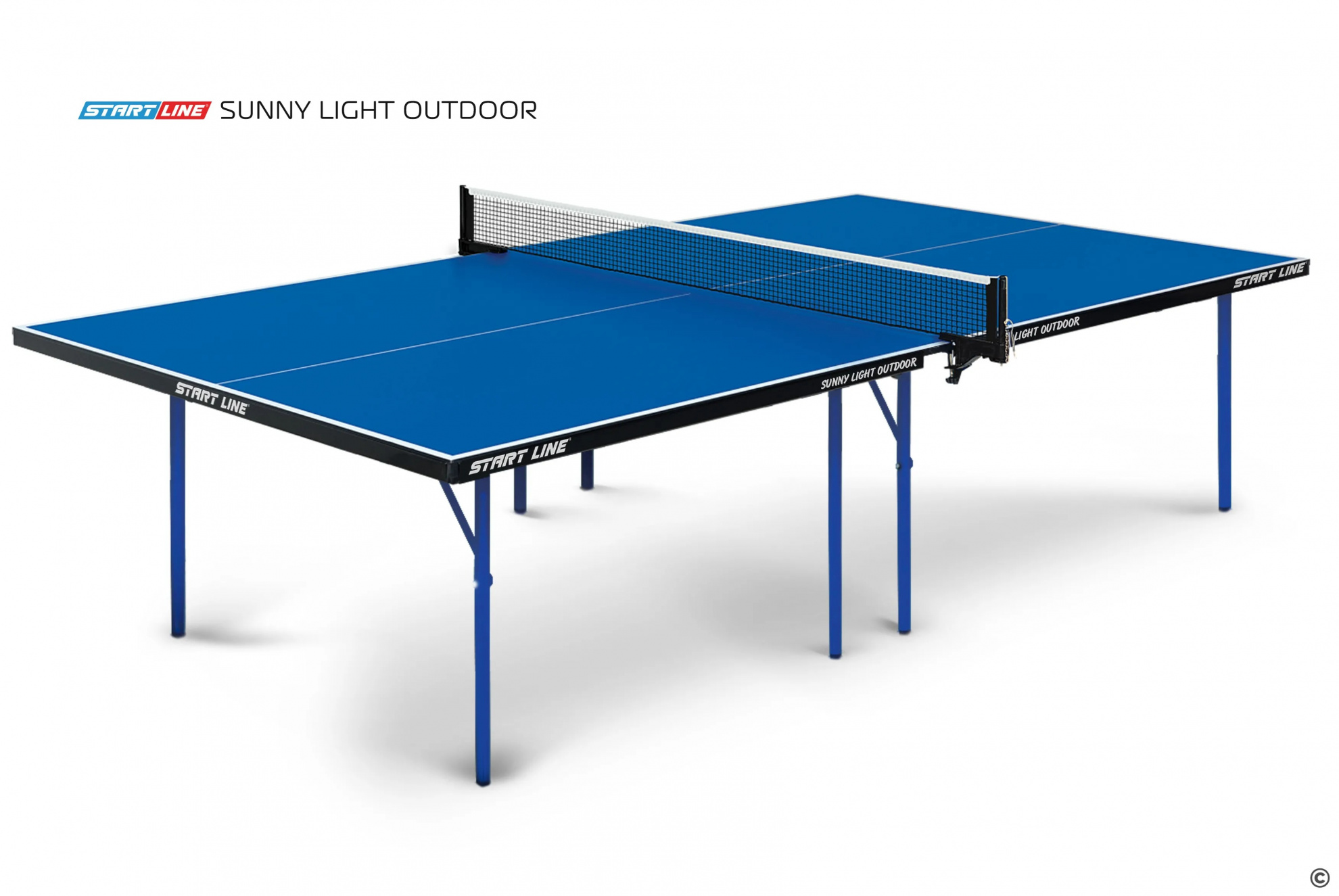 Start Line Sunny Light Outdoor Синий из каталога теннисных столов в Челябинске по цене 26590 ₽