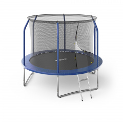 Unix Line Supreme Basic 8 ft (blue) из каталога батутов с защитной сеткой в Челябинске по цене 23890 ₽