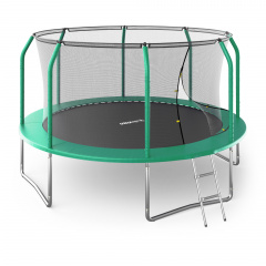 Unix Line Supreme Basic 12 ft (Green) из каталога батутов с защитной сеткой в Челябинске по цене 32990 ₽