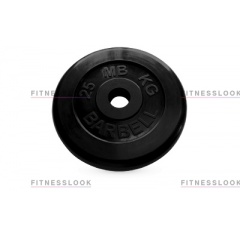 MB Barbell черный - 50 мм - 25 кг из каталога стоек для штанги со скамьей в Челябинске по цене 9680 ₽