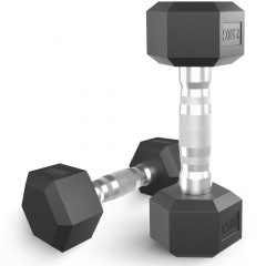 UnixFit гексагональная 2,5 кг из каталога обрезиненных гантелей в Челябинске по цене 1700 ₽