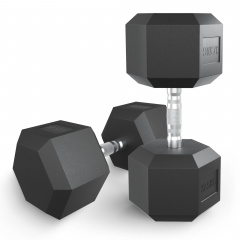 UnixFit гексагональная 37.5 кг из каталога обрезиненных гантелей в Челябинске по цене 11820 ₽