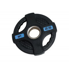 Original FitTools черный с двумя хватами 2,5 кг из каталога дисков для штанги с посадочным диаметром 50 мм. в Челябинске по цене 1290 ₽