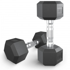 UnixFit гексагональная 7.5 кг из каталога обрезиненных гантелей в Челябинске по цене 3790 ₽