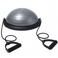 UnixFit Bosu с эспандерами, 58 см из каталога степ-платформ в Челябинске по цене 5530 ₽