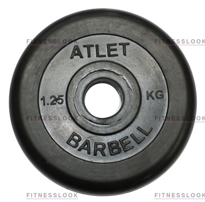 MB Barbell Atlet - 26 мм - 1.25 кг из каталога дисков (блинов) для штанг и гантелей в Челябинске по цене 938 ₽