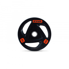 Ziva 25 кг ZIVA ZVO-DCRB-2307 серии ZVO резиновое покрытие из каталога дисков для штанги с посадочным диаметром 50 мм. в Челябинске по цене 9780 ₽