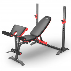 Скамья для жима со стойками UnixFit BENCH 130DD в Челябинске по цене 26890 ₽