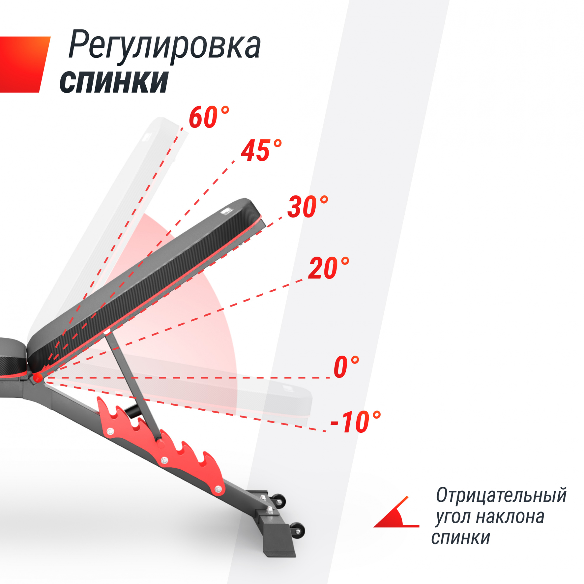 Скамья для жима со стойками UnixFit BENCH 160