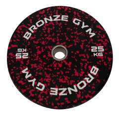 Bronze Gym камуфляж красный 25кг BGBMC25 из каталога дисков для штанги с посадочным диаметром 50 мм. в Челябинске по цене 11310 ₽