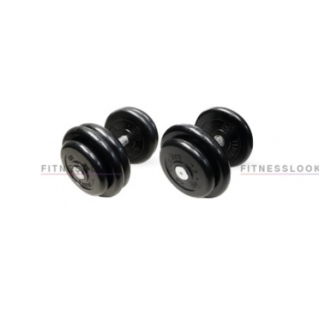 Обрезиненная гантель MB Barbell Tight Set 41 кг