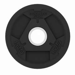 Bronze Gym 1,25 кг BGPLR012 из каталога дисков для штанги с посадочным диаметром 50 мм. в Челябинске по цене 430 ₽