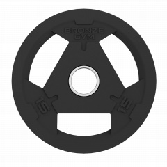 Bronze Gym 25 кг BGPLR250 из каталога дисков для штанги с посадочным диаметром 50 мм. в Челябинске по цене 9990 ₽