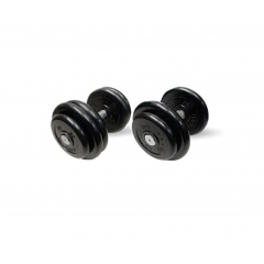 MB Barbell классик - 36 кг из каталога обрезиненных гантелей в Челябинске по цене 14431 ₽