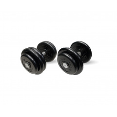 MB Barbell классик - 38.5 кг из каталога обрезиненных гантелей в Челябинске по цене 15395 ₽