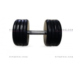 MB Barbell классик - 49 кг из каталога обрезиненных гантелей в Челябинске по цене 11905 ₽