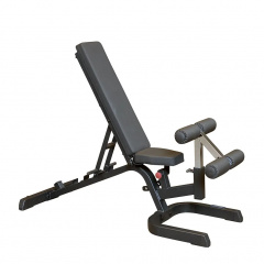 Body Solid GFID71B черная универсальная регулируемая из каталога силовых скамей в Челябинске по цене 58990 ₽