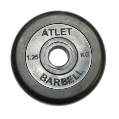 MB Barbell ATLET 1.25 кг из каталога дисков для штанги с посадочным диаметром 30 мм.  в Челябинске по цене 1020 ₽