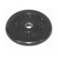 MB Barbell 5 кг металлическая втулка из каталога дисков для штанги с посадочным диаметром 30 мм.  в Челябинске по цене 2590 ₽
