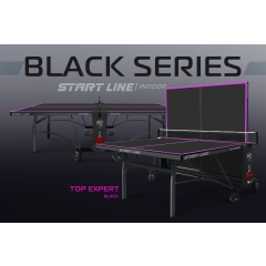 Start Line Top Expert Black из каталога теннисных столов в Челябинске по цене 55490 ₽