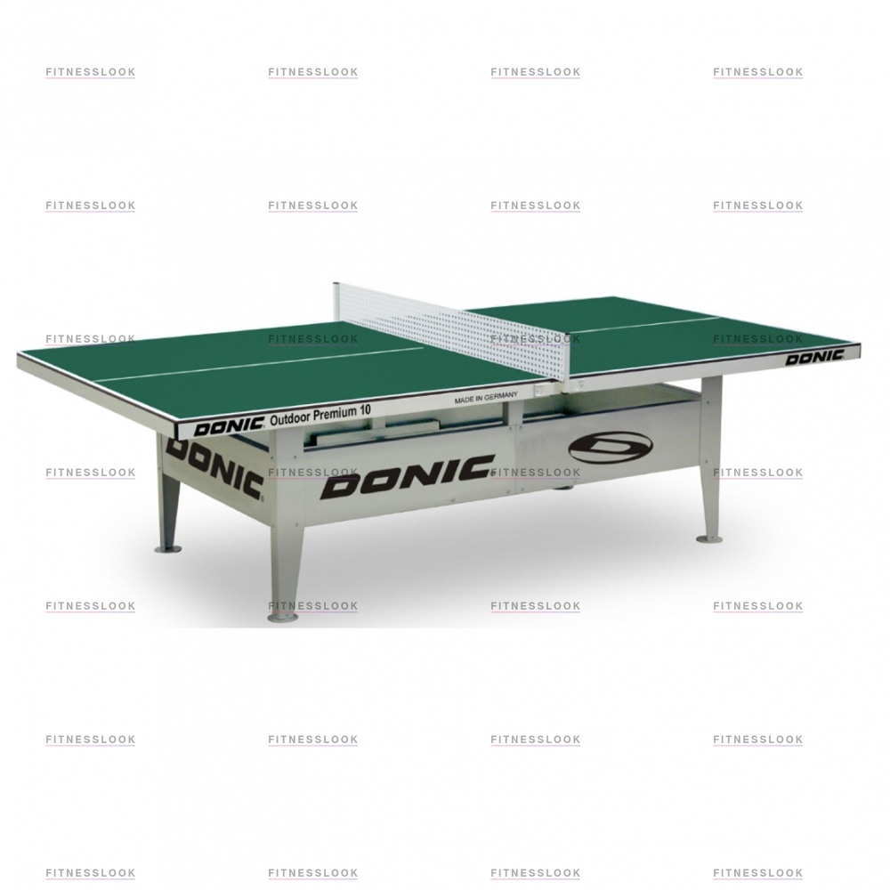 Donic Outdoor Premium 10 зеленый из каталога антивандальных теннисных столов в Челябинске по цене 229990 ₽