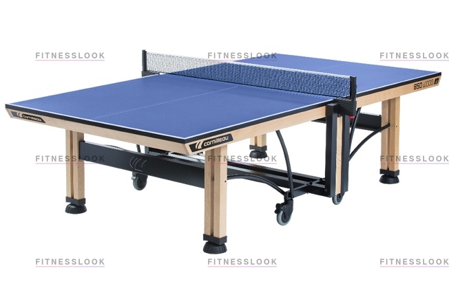Cornilleau Competition 850 Wood - синий из каталога теннисных столов для помещений в Челябинске по цене 241000 ₽