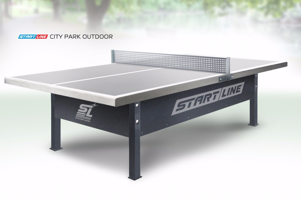 Start Line City Park Outdoor из каталога антивандальных теннисных столов в Челябинске по цене 104990 ₽