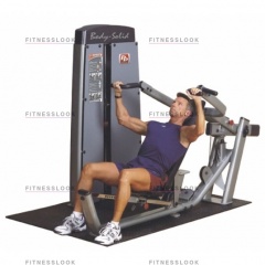 Body Solid ProDual DPRS-SF - жим от груди / жим от плеч из каталога грузоблочных тренажеров в Челябинске по цене 358700 ₽