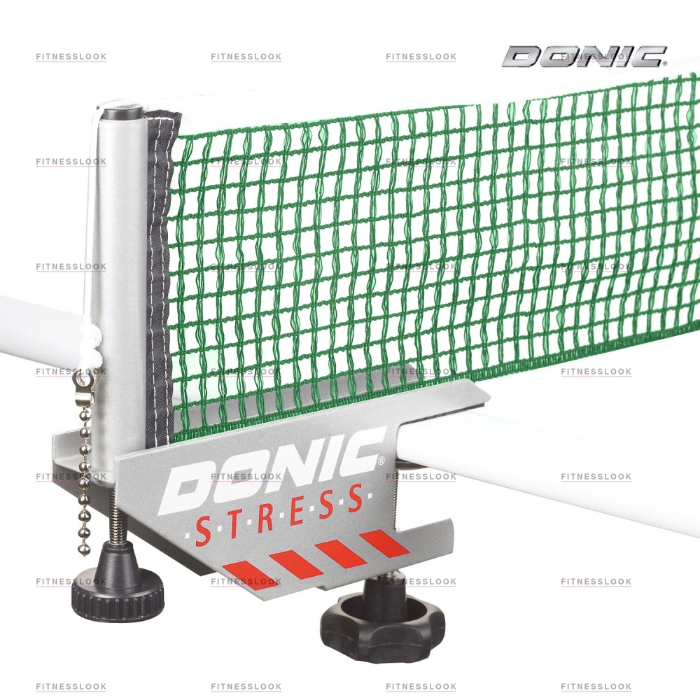 Donic Stress - серый/зеленый из каталога сеток для настольного тенниса в Челябинске по цене 8990 ₽