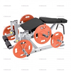 AeroFit Plate Load PLLC - сгибание ног лежа из каталога тренажеров на свободных весах в Челябинске по цене 70130 ₽