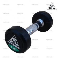 DFC PowerGym пара - 3 кг из каталога обрезиненных гантелей в Челябинске по цене 1960 ₽