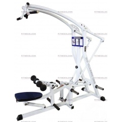 MB Barbell MB 4.28 - Вертикальная тяга вниз с разведением рычажная из каталога тренажеров на свободных весах в Челябинске по цене 62220 ₽
