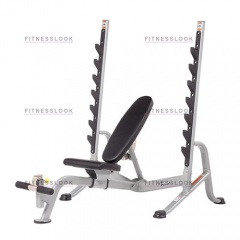 Hoist HF-5170 7 Position FID Bench - со стойками из каталога скамей со стойкой в Челябинске по цене 168730 ₽