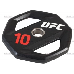 UFC олимпийский 10 кг 50 мм из каталога дисков для штанги с посадочным диаметром 50 мм. в Челябинске по цене 19570 ₽