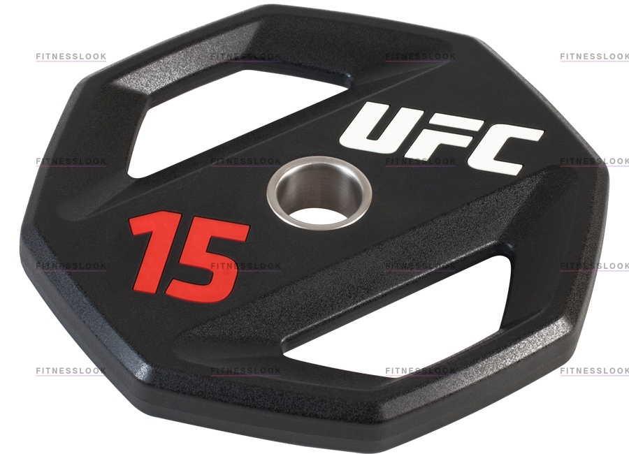 UFC олимпийский 15 кг 50 мм из каталога дисков (блинов) для штанг и гантелей в Челябинске по цене 21590 ₽